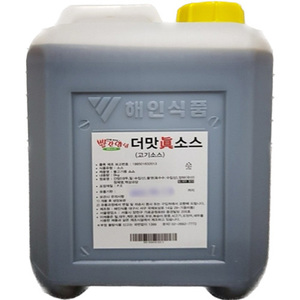 더맛진소스 8kg ( 소스1대 물1 희석해서 사용함)